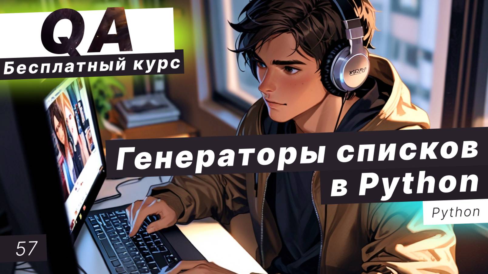 Урок 57. Генераторы списков в Python. If, else в генераторах списка смотреть онлайн