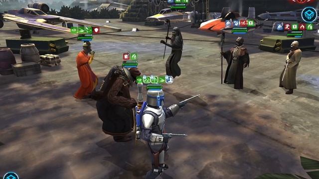 SWGOH - GAC - 3v3 - Trench (DC9) vs Tusken Chieftain - FAIL смотреть онлайн