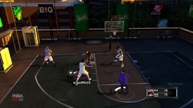 NBA 2k15 Blacktop 3vs3 Gameplay - QJB RAPPING AGAIN! Say Trey Ball Fall! Old Man Schooling Opponent смотреть онлайн