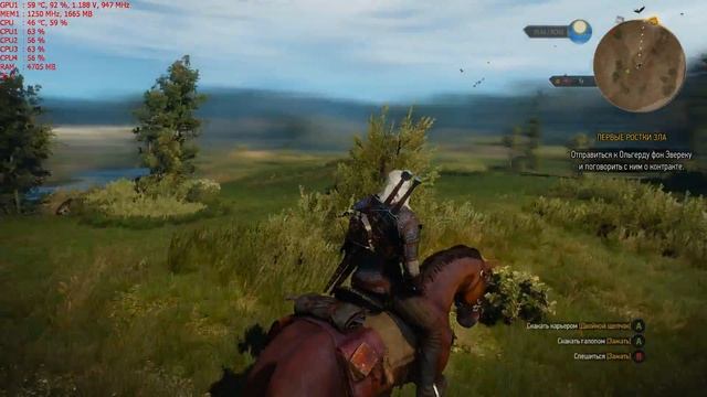 The Witcher 3 i5 vs R9 290 947|5000MHz (test FPS) Max settings смотреть онлайн