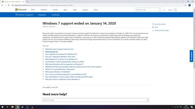 Windows 7 Support Ends смотреть онлайн