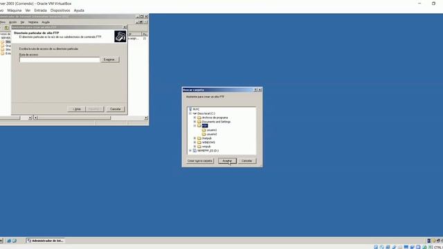Servidor FTP Windows Server 2003 | Cliente Debian смотреть онлайн