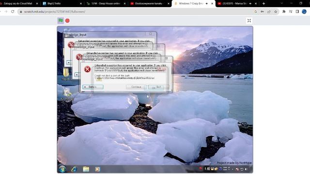 WINDOWS 7 CRAZY ERROR IN SCRATCH смотреть онлайн