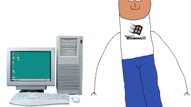 Boy Hates Microsoft Windows 98 Shutdown смотреть онлайн