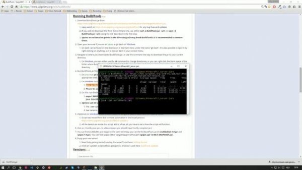 Minecraft Plugin Tutorial - Spigot BuildTools + Server Installation