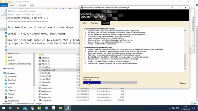 52 Sistema de Pagos Instalación de Visual FoxPro 9 смотреть онлайн
