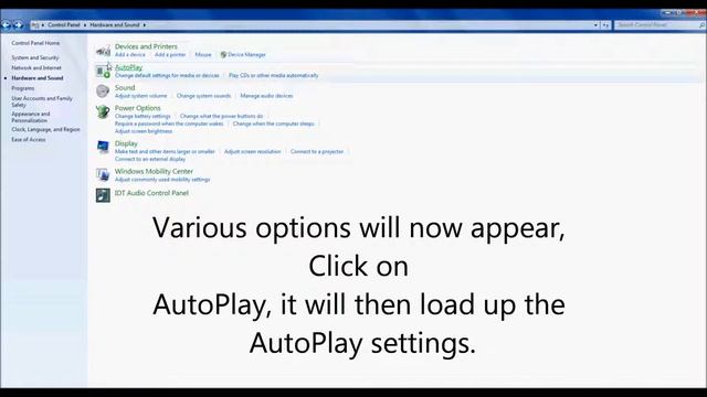 How to switch off AutoPlay in Windows 7 смотреть онлайн