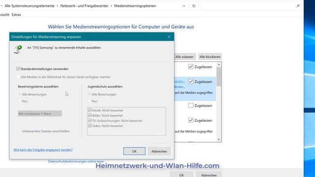 Medienstreaming aktivieren ! Video und Musik vom PC aus auf anderen Geräte im Netzwerk abspielen! смотреть онлайн