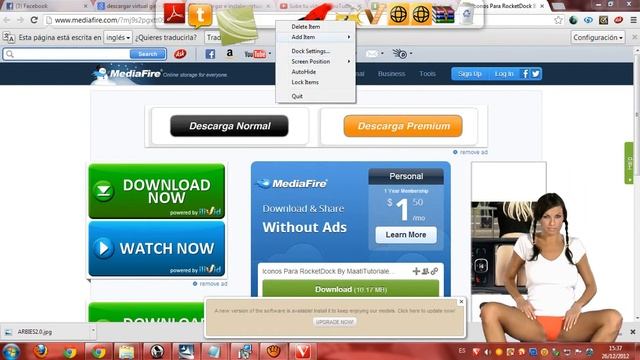 descargar virtual girl y rocketdock y iconos para rocketdock смотреть онлайн