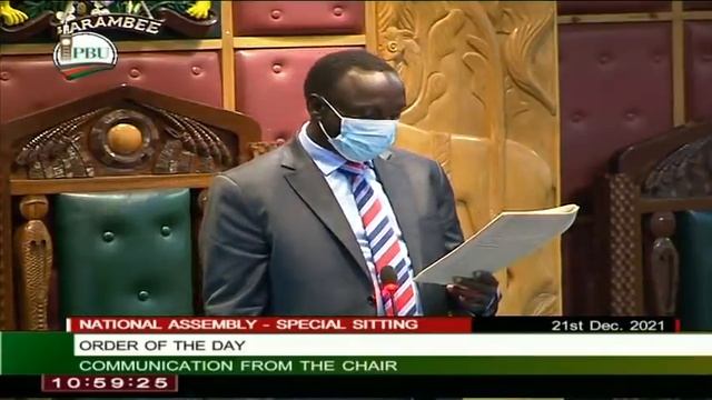 SPECIAL SITTING NATIONAL ASSEMBLY PROCEEDINGS 21ST DECEMBER 2021 MORNING SESSION смотреть онлайн