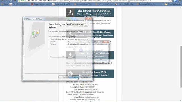 Loughborough University eduroam windows 7 manual instructions смотреть онлайн