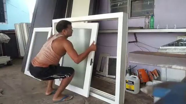 Upvc window 2.5 track with mosquito net by shilpi Enterprises смотреть онлайн