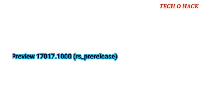 Windows 10 Insider Preview 17017.1000 (rs prerelease) смотреть онлайн