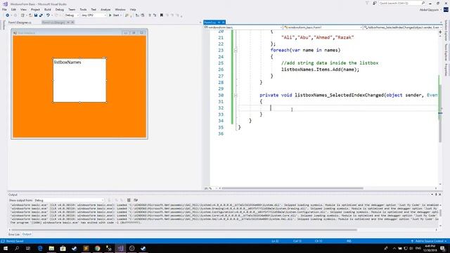 Mari Koding Window Form - 11. ListBox Component Event смотреть онлайн