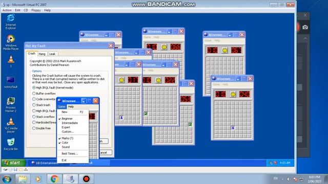 (I'M BACK)Windows XP(Microsoft Virtual PC 2007)BSOD Compilation #2 смотреть онлайн