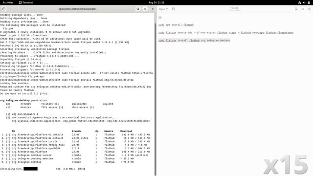 How to install Telegram on Debian 12 смотреть онлайн