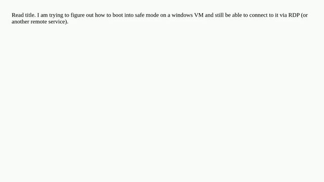 How to boot into safe mode with RDP enabled on GCP смотреть онлайн
