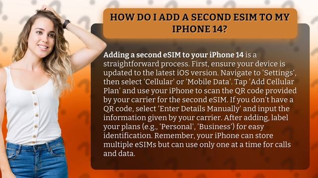 How do I add a second eSIM to my iPhone 14? смотреть онлайн