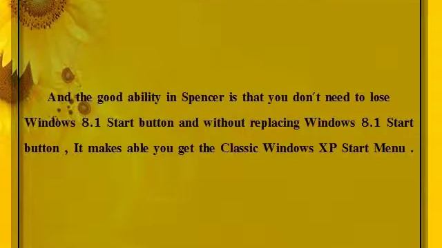 Get Back Classic Start Menu In Win 8 Through Spencer смотреть онлайн