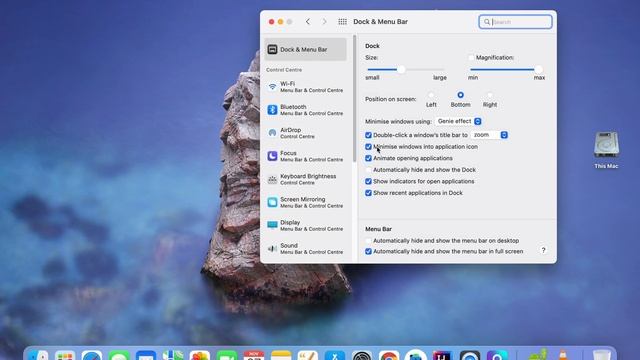 Minimize windows into Application icon on MacBook M1 смотреть онлайн