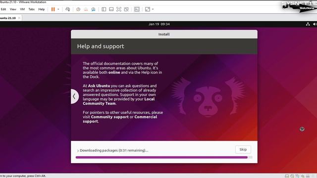 How to Install Ubuntu 21.10 on VMware Workstation 16 | SYSNETTECH Solutions смотреть онлайн