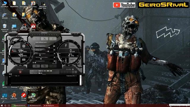 MSI AFTERBURNER / RivaTuner monitorizar TODOS los juegos /COMPATIBILIDAD 64 bits смотреть онлайн