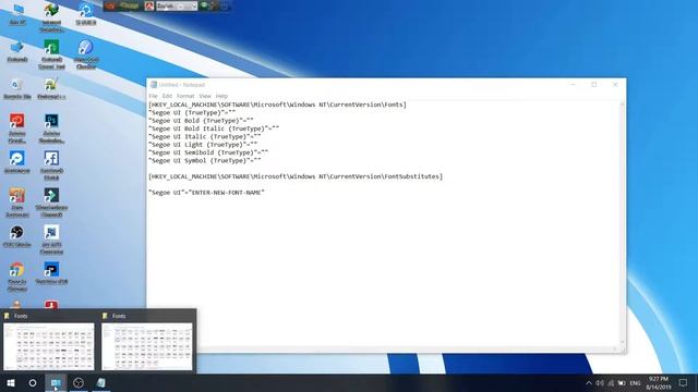 How To Change Default System Font In Windows 10. смотреть онлайн