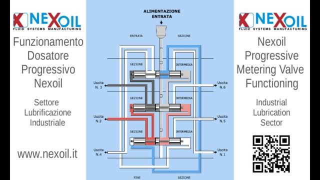Funzionamento del Dosatore Progressivo Nexoil - Nexoil Progressive Metering Valve Functioning смотреть онлайн