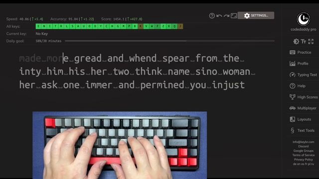 [DAY 25] 30 minute Touch Typing Practice ASMR Keyboard Typing No talking , 30 Days смотреть онлайн