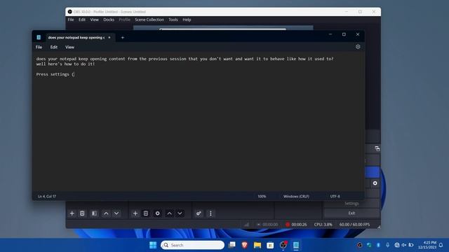 How to make the updated Notepad open a blank window смотреть онлайн