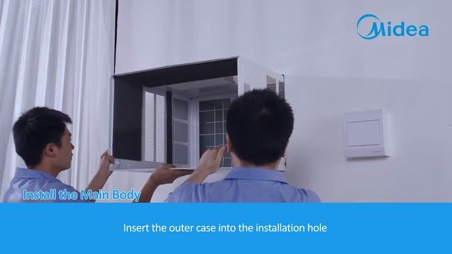 Installation Video Window F EN Midea 20180715 смотреть онлайн