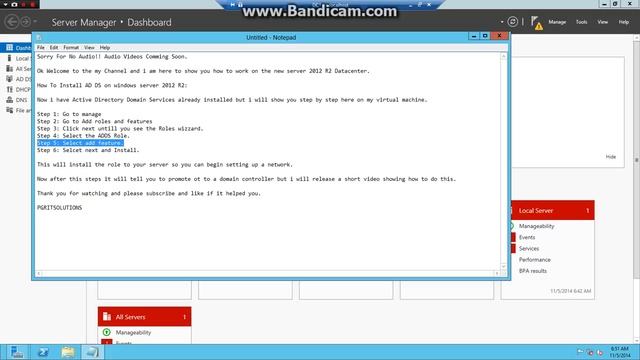 Learning Windows Server 2012: Installing ADDS смотреть онлайн