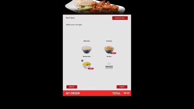 Asian Grill Kiosk User Interface смотреть онлайн