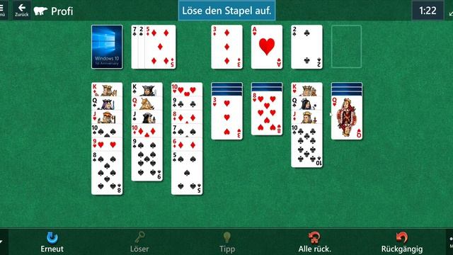 Star Club Windows 10 Anniversary, Klondike Expert, Game #1 - Solve the Deck смотреть онлайн