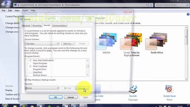 Windows 7 Tips : How to add Question Sound (Program Events) смотреть онлайн