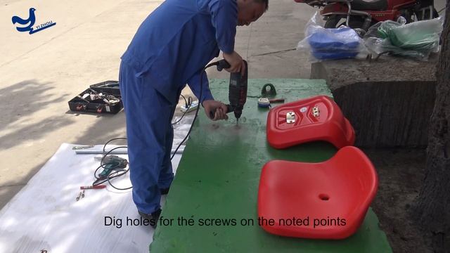 Installation guide video of YiZhou stadium seats metal base смотреть онлайн