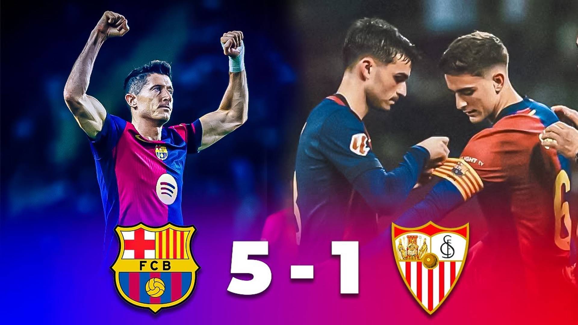 Barcelona Vs Sevilla 5-1 All Goals&Highlights | Gavi Return AFTER 348 Days OUT Севилья» 5–1. Все го