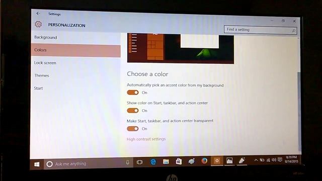 Windows 10 How Tos: Transparent Menu, Start, Colors & Lock Screen смотреть онлайн