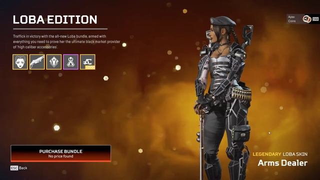 Showcasing The Loba Edition Bundle skin in Apex Legends (No Price Found) смотреть онлайн