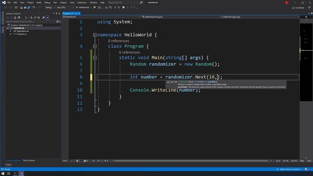 How To Create RANDOM NUMBERS In C# смотреть онлайн