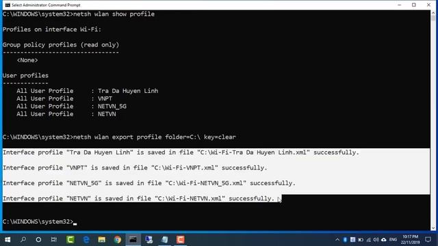 CMD Find all Wi Fi passwords with only 1 command Windows 10 ,11 | H@cker смотреть онлайн