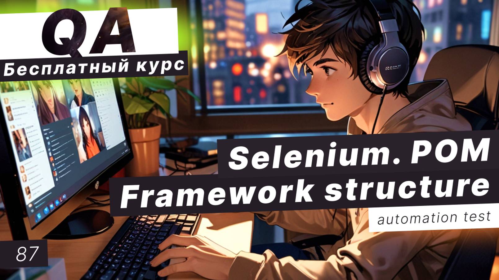 Урок 87. Selenium. POM. Framework structure смотреть онлайн