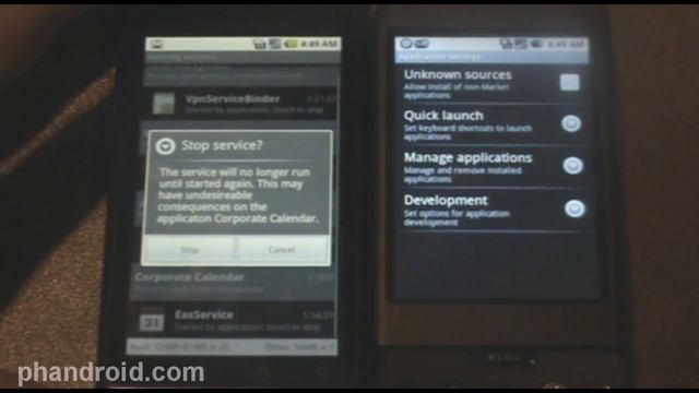 Android 2.0 Settings vs. Android 1.6 Settings смотреть онлайн