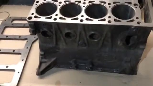 Постройка двигателя ВАЗ 2107 турбо "АМАГ" (часть2) Плита усиления блока смотреть онлайн