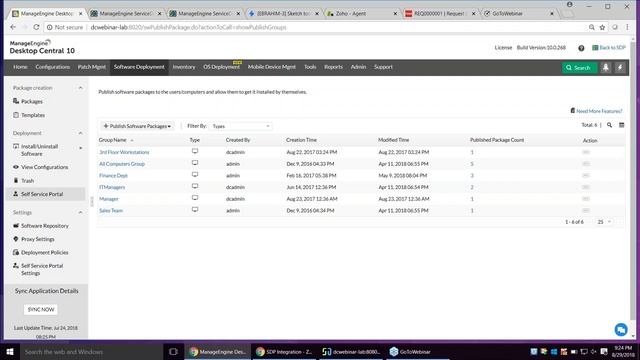 ManageEngine Desktop Central - Integrations with help desk software смотреть онлайн