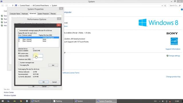 How to Speed up your computer using virtual RAM in Windows 8 & 8.1 смотреть онлайн