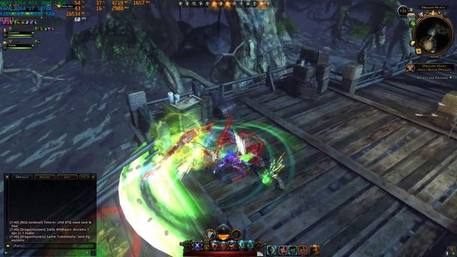 Neverwinter Dragonslayer Gameplay Adult Black Dragon Boss смотреть онлайн