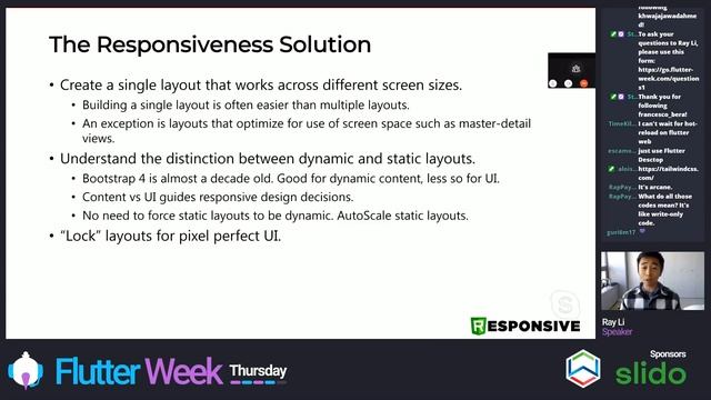 Build Responsive Flutter Websites Easily - Ray Li (Flutter Week) смотреть онлайн