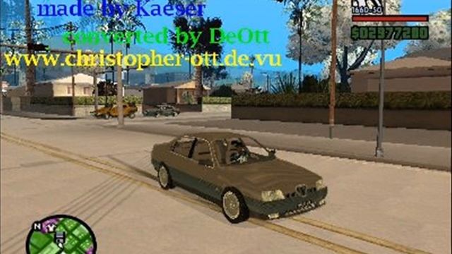 Grand Theft Auto: San Andreas - Alfa Romeo 164 Car Presentation and Download смотреть онлайн
