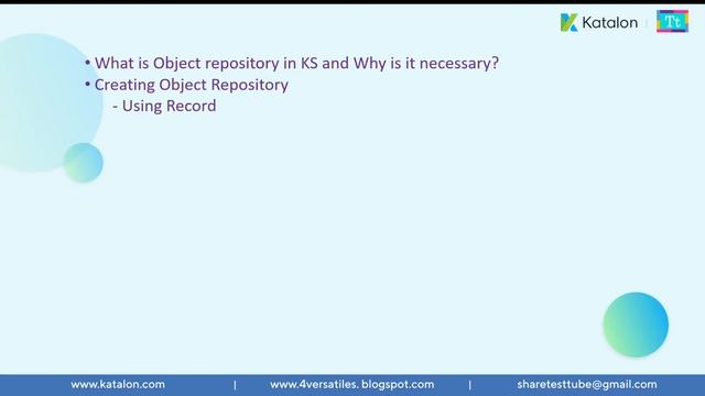 Katalon Studio-Web Automation||Course-1||Chapter 3.1||Create Test Objects using Record смотреть онлайн